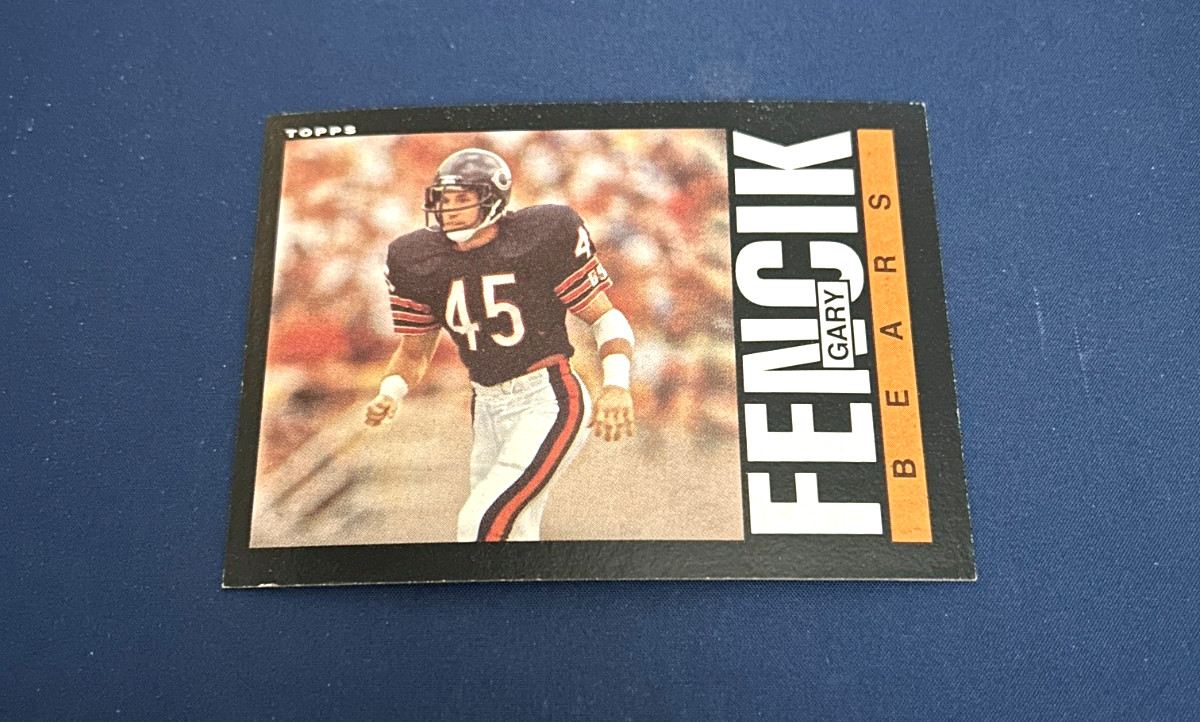Gary Fencik #25 Football Cards 1985 Topps trading card — raw and PSA graded price guide