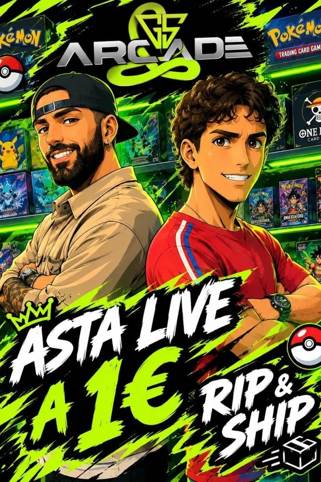 30TH ASTE 1€ RIP & SHIP POKEMON E MOLTO ALTRO INSIEME A GSARCADE