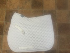 Wessex Cob/full Size White Saddle Cloth New Without Tags