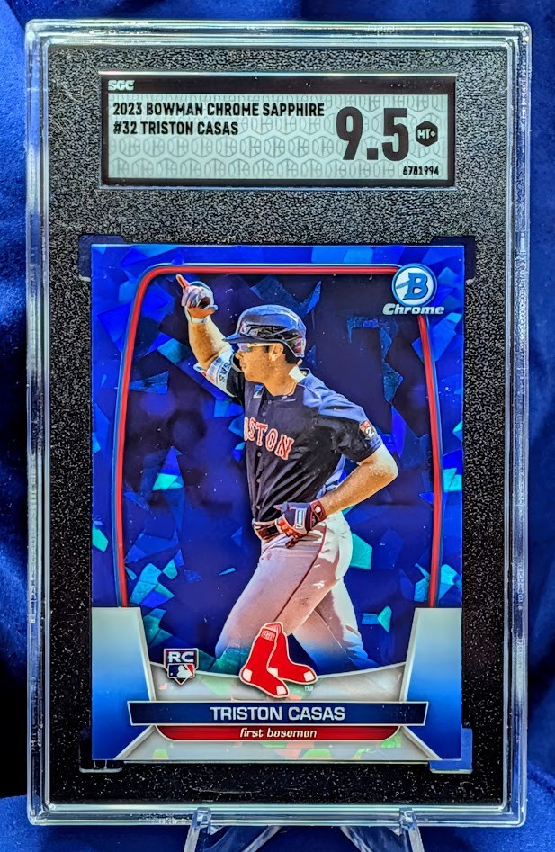 Triston Casas 2023 Bowman Chrome Sapphire Edition PSA 10 RC #32