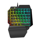 1 stück einzelne hand tastatur link hand mechanische tastatur handgefühl