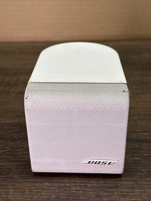 1x Bose Blackline Single Cube Speaker (White) Early RCA Connection Vs. w71