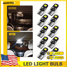 10pcs Led Car Interior Inside Light Dome Map Door License Plate Lights White 12v 10pcs Led Car Interior Inside Light Dome Map Door License Plate Lights White 12v