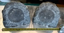 A Pair of Outdoor Waterproof Rock Speakers. Excellent Condition 
