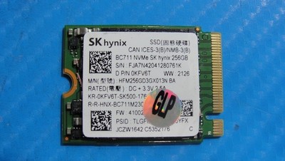 Dell 5420 SK Hynix 256GB NVMe M.2 SSD Solid State Drive HFM256GD3GX013N KFV6T
