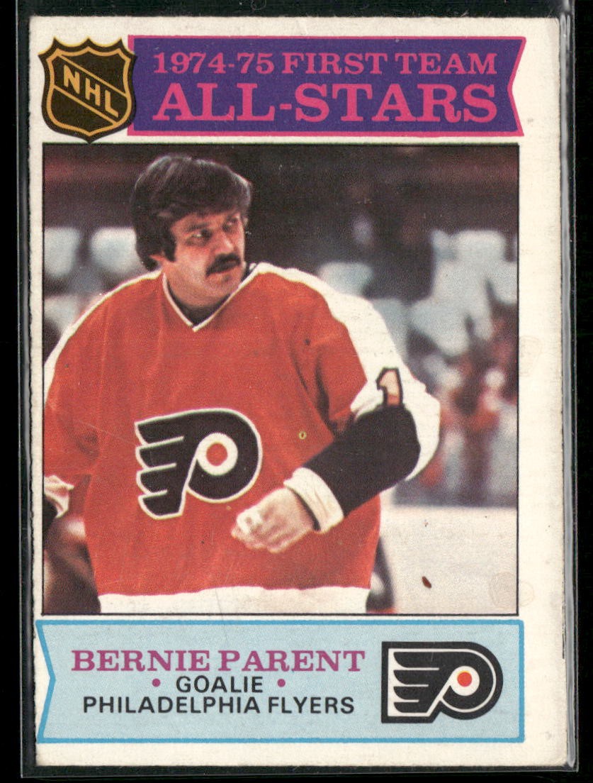 Bernie Parent #291 Hockey Cards 1975 O-Pee-Chee trading card — raw and PSA graded price guide