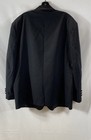 Oscar de la Renta Men's Tuxedo Jacket Black Satin Lapel Single Button Sz 48S — photo 2