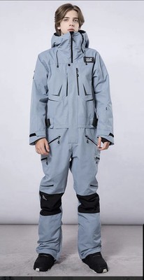 Men's RAWRWAR High Land Cargo One Piece Snowsuit Size Large