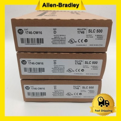 1PC New AB 1746-OW16 SLC500 SerD Output Module 1746OW16 NEW Factory Sealed PLC