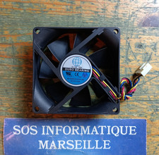 Ventilateur Globe Fan DS0802512EHP-4M DC12V 0.42A 4-Pin 80x80x25mm