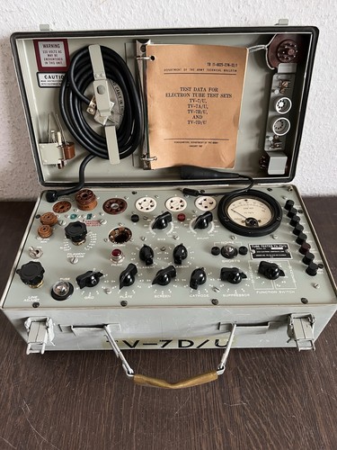 TV-7D/U Military Tube Tester Shipping Cost Outside Of Europe €101.99