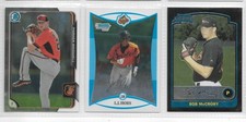 (3) different Oriole chrome prospects. PARKER BRIDWELL/L.J. HOES/BOB McCRORY