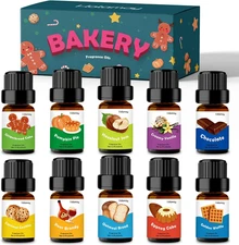 Bakery Fragrance Oils,  Scented Essential Oils for Soap & Candle Making, Aromath