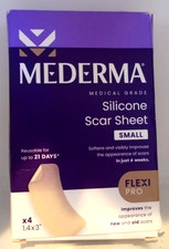 Silicone Scar Sheet Small 4 Count Exp 2-2028