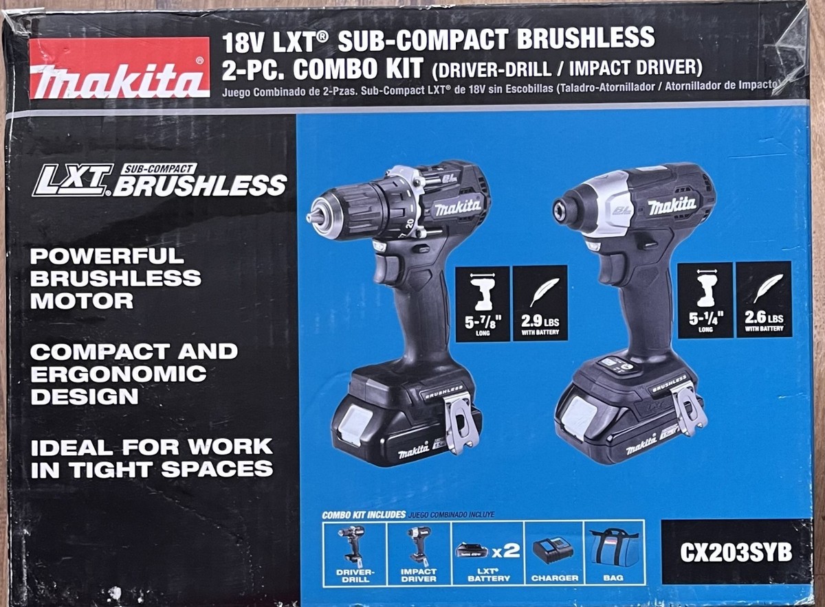 Makita CX203SYB 18V LXT Sub-Compact Driver-Drill and Impact Driver
