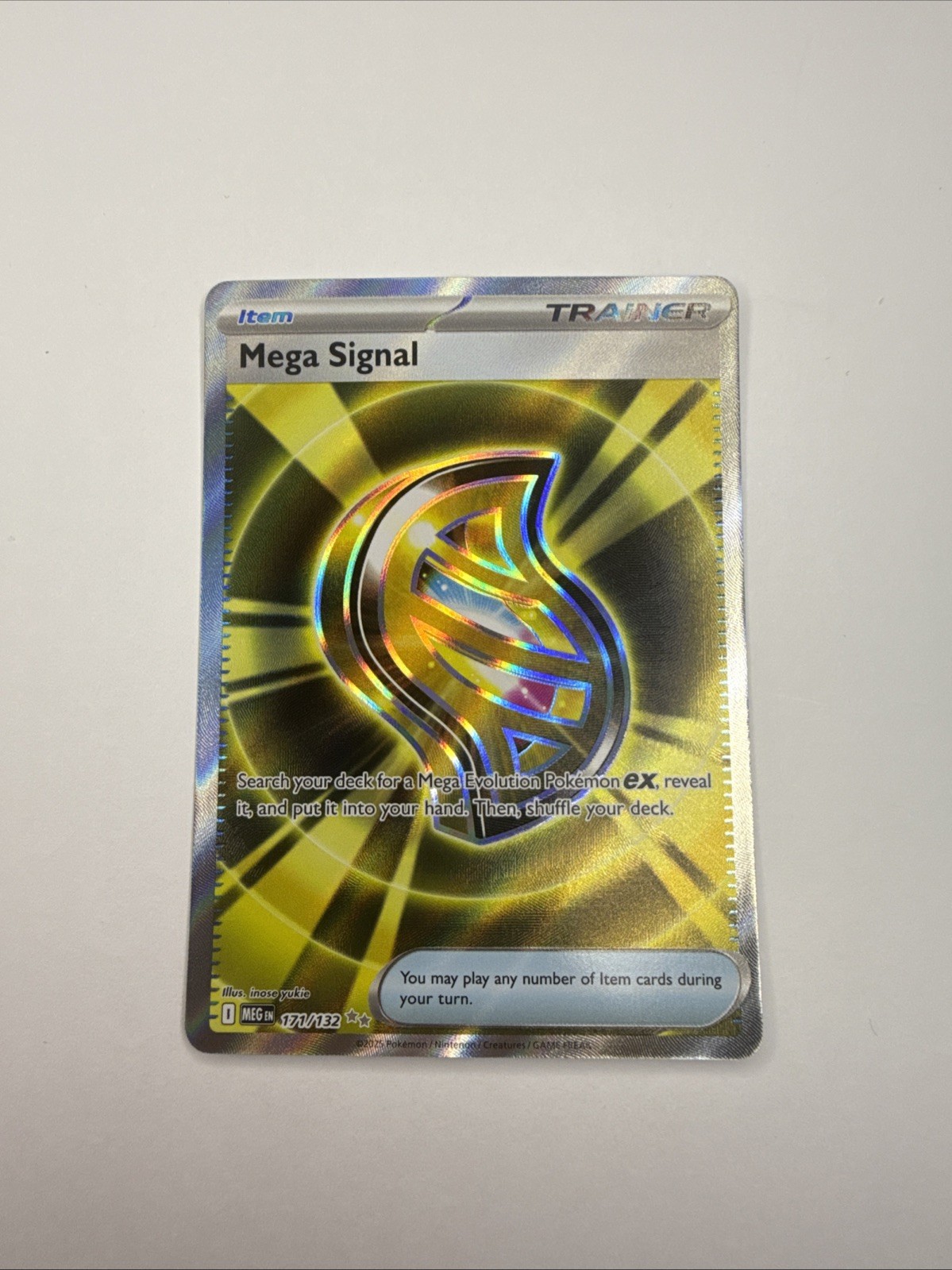 Mega Signal - 171/132 ME01: Mega Evolution NM Pokemon Card TCG