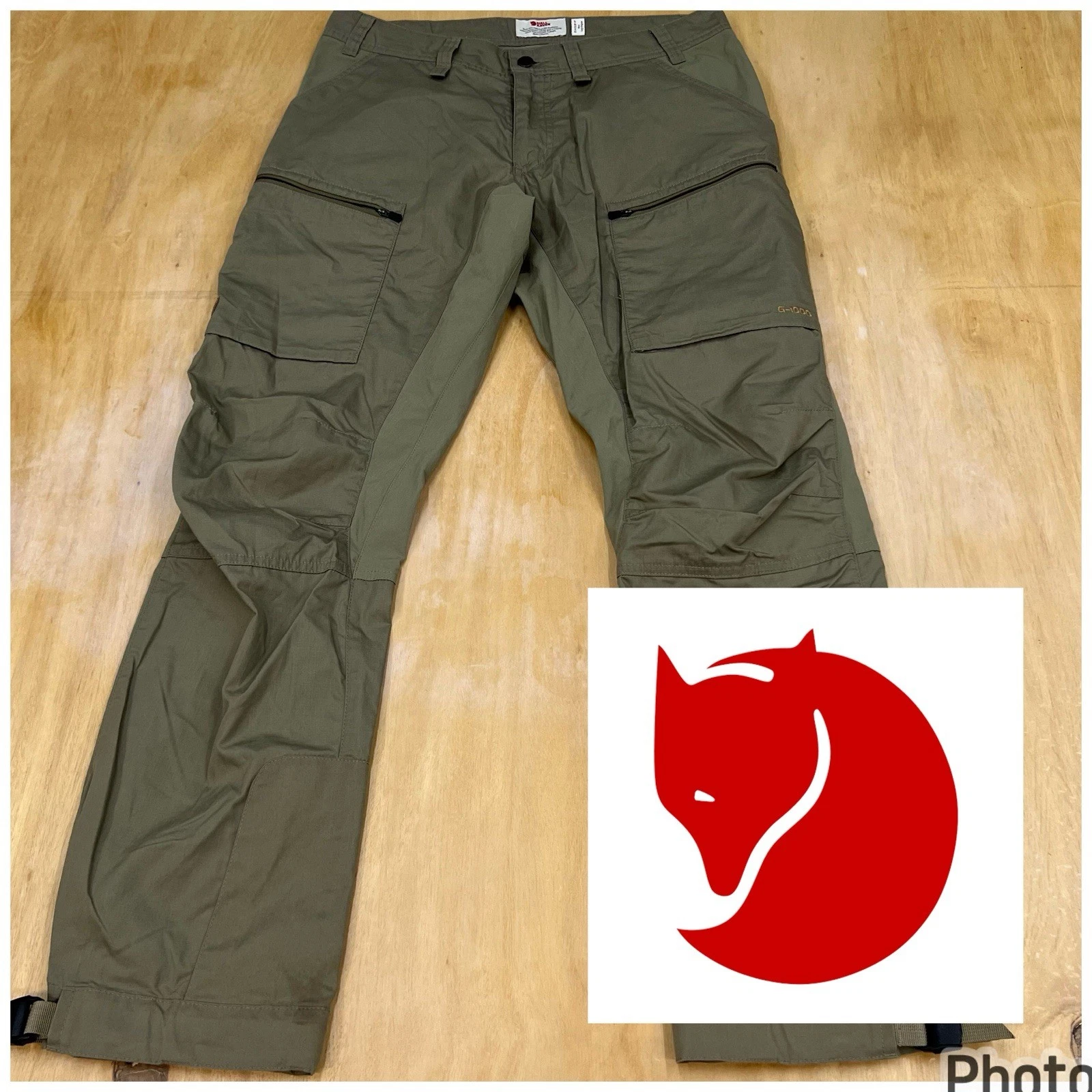 Fjallraven Abisko Lite Trekking Trousers Mens 31x30 Laurel Green Cargo Stretch
Opens in a new window