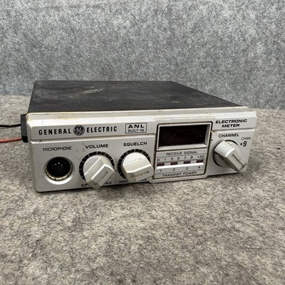 Vintage GE General Electric Transceiver CB Radio Digital 3-5805A Untested As Is
