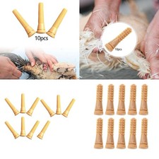 Lot de 10 doigts de plumage pour volaille et dinde