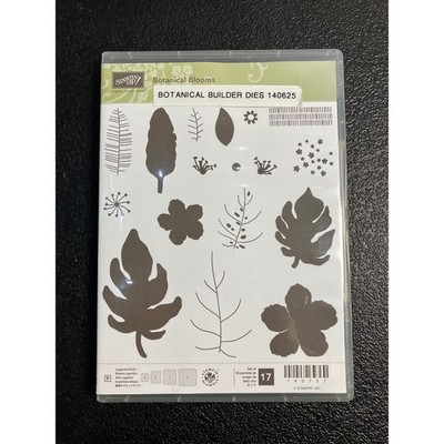 Stampin Up Botanical Blooms Stamp Set & Botanical Builder Dies 140625 Bundle