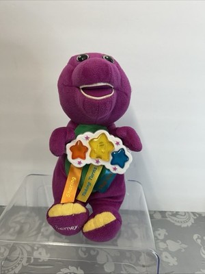 2002 Barney the Dinosaur Best Manners Singing Plush Toy Light Sound NOT WORKING