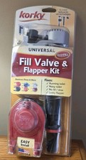 Korky 818MP Platinum Red Universal Fill Valve and Flapper Kit 2 Dia. in. NEW