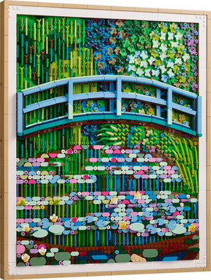 LEGO Art Claude Monet Bridge over a Pond of Water Lilies 31220 Building Set