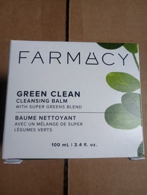 FARMACY Green Clean Cleansing Balm Face Cleanser, Super Greens Blend, 3.4 fl oz