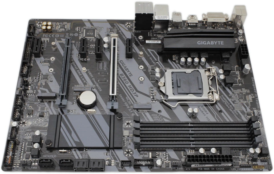 Gigabyte B360 HD3P Rev 1.0 Mainboard Intel LGA1151 Sockel inkl. IO Shield