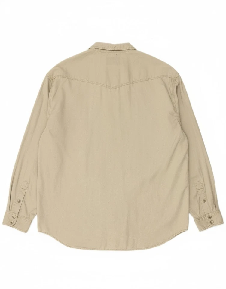 WRANGLER Mens Western Shirt 2XL Green Cotton DS14 - Image 2 of 4