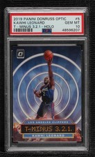 2019 Donruss Optic T-Minus 3 2 1 Holo Prizm Kawhi Leonard #5 PSA 10 GEM MT 0hc6