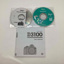 Nikon D3200 User's Manuals With CD Rom Manual And ViewNX2 Disc