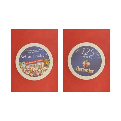 Challenge join us! Brewery Beer Mat Beermat