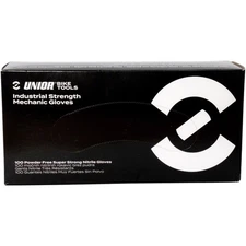 Unior Industrial Strength Nitrile Mechanic Gloves - Box 100, Medium 699997