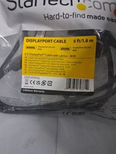 Displayport to Displayport Cable Black 6'