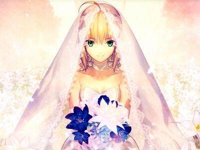 Anime girls typemoon saber takashi takeuchi fate series playmat gaming mat