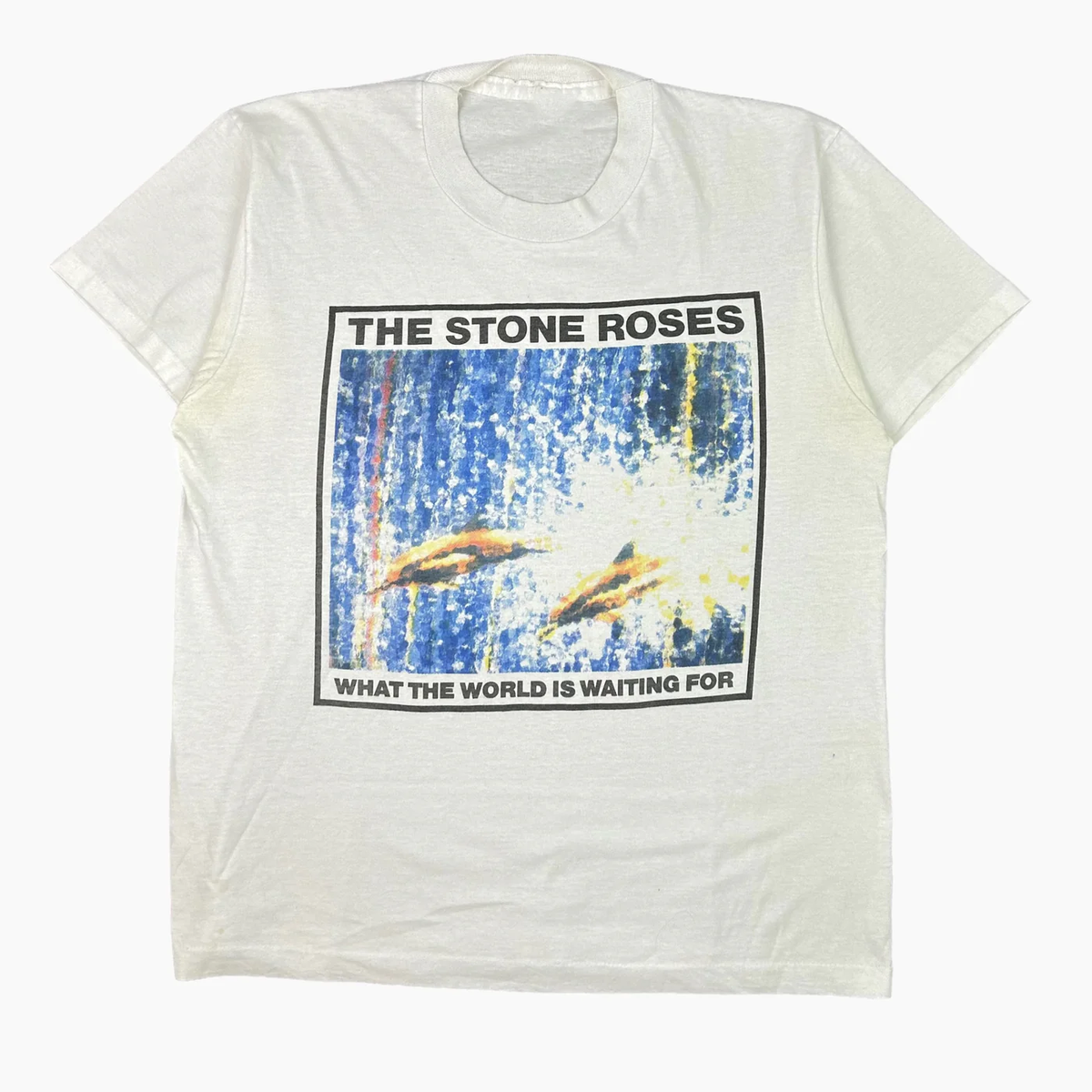 1989 STONE ROSES What The World Is Waiting For T Shirt Full 1989 STONE ROSES What The World Is Waiting For T Shirt Full