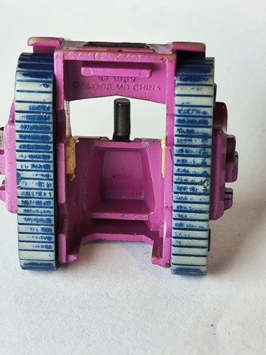 Vintage Micro Machines Highway Warriors Cover Tank Pink Galoob Micromachines - Picture 7 of 7