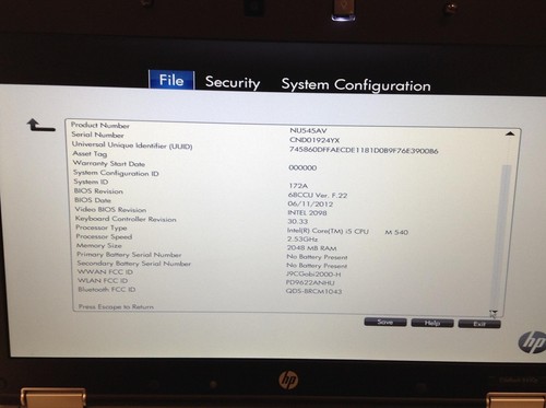 Portátil HP EliteBook 8440P i5-M540 2,53 GHz 14" con 2 GB de RAM, adaptador de CA, DVDRW FUNCIONA - Imagen 9 de 13