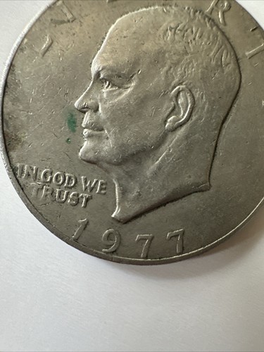 1977 Dollar Coin “Rare” D Minted USA Rare Coin liberty - Picture 7 of 8