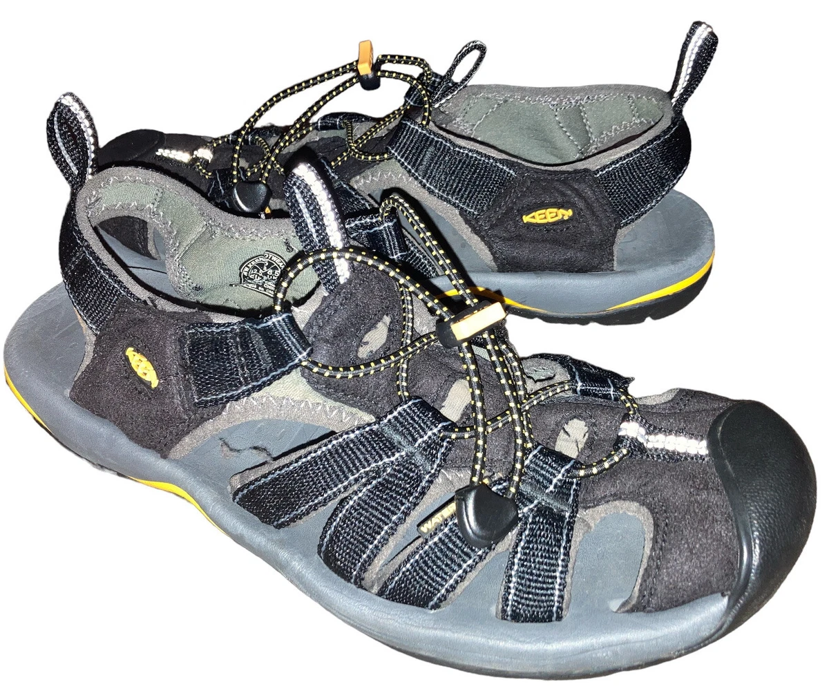 Keen Kanyon Hiking Waterproof Sandals 1126 BKGA Black And Yellow