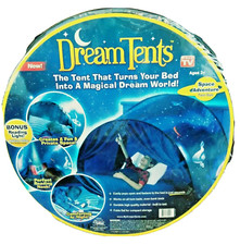 Dream Tents Space Adventure Foldable Playhouse Indoor Bed Tent Fort Summer