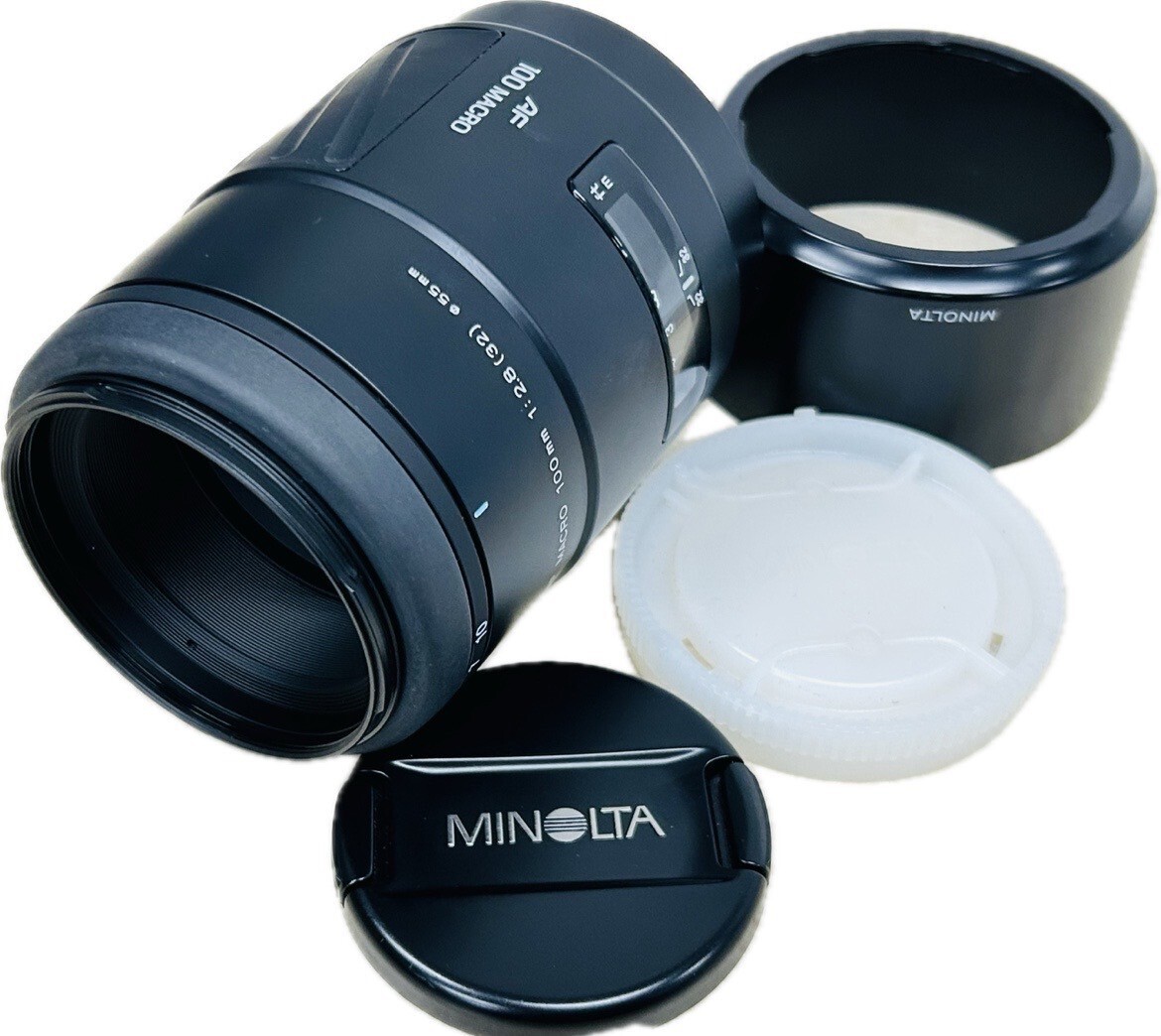 Minolta AF Macro 100mm f/2.8 Lens Sony A-mount Near Mint C51 | eBay