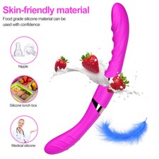 Double Sided Ended Headed Dildo 12 Modes Vibrater Dong Sex Toys Women Lesbians