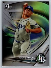 2022 Bowman Platinum Colby White Rookie Top Prospects Tampa Bay Rays RC #TOP-94