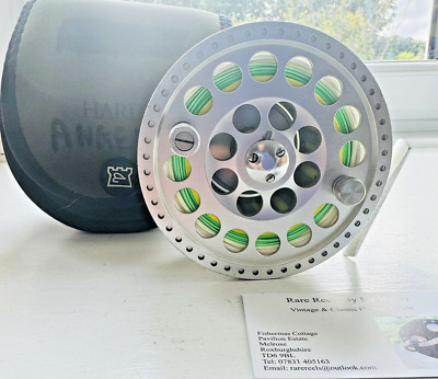 Hardy Angel 2 11/12 Salmon Fly Reel with Backing Spey Fly Line & Reel Case.