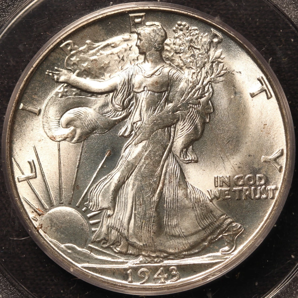 Uncirculated 1943 Year Liberty Walking Half Dollars (1916-1947