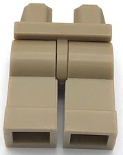 Lego New Dark Tan Hips Minifigure Legs Plain Pants Pieces