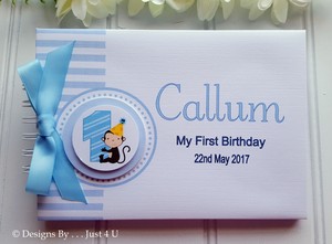 personalised 1st birthday book