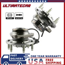 Front Pair (2) Wheel Hub Bearing Assembly For 02-09 GMC Envoy Chevy Trailblazer